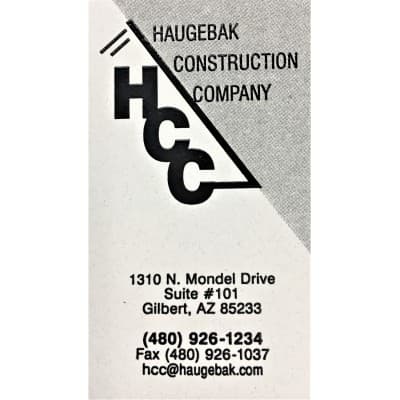 HAUGEBAK CONSTRUCTION COMPANY, INC.