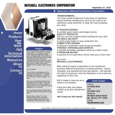 MITCHELL ELECTRONICS CORPORATION